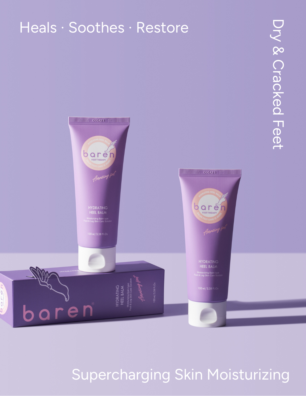 [BAREN] Non-Greasy & Hydrating Heel Balm 100ml (Copy)