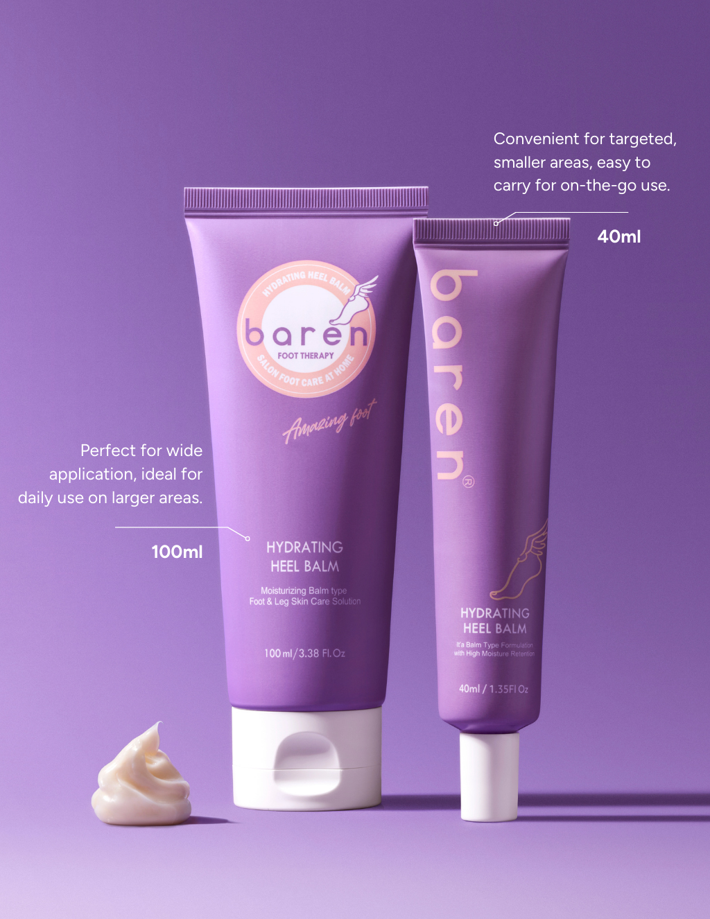 [BAREN] Non-Greasy & Hydrating Heel Balm 100ml (Copy)