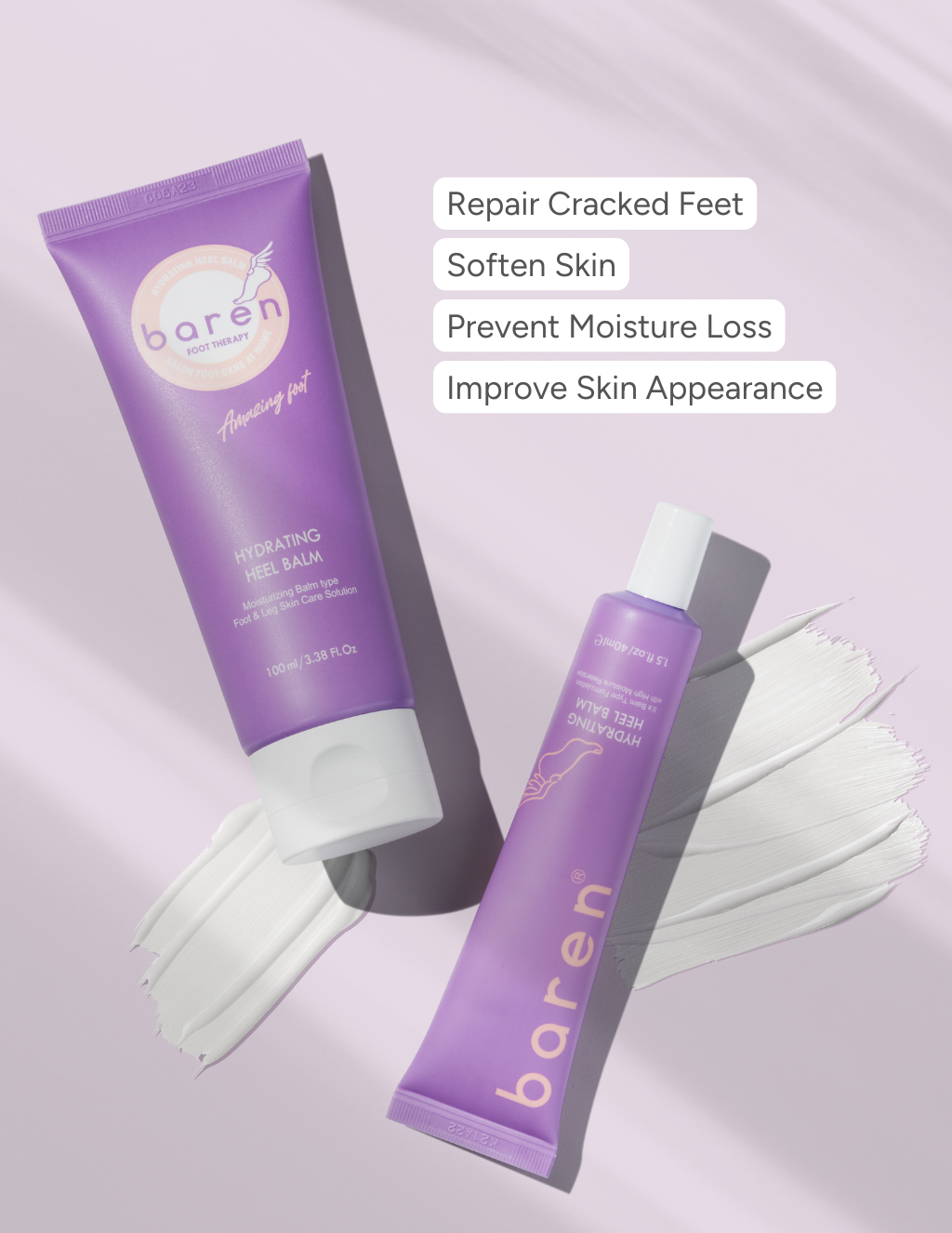 [BAREN] Non-Greasy & Hydrating Heel Balm 100ml (Copy)
