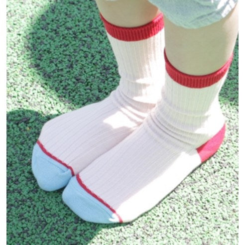 Dear Socks Kids’ Alang Ribbed Non-Slip Socks – 5-Pair Set (No.3) - MOQ 3