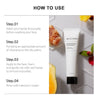 INCELLDERM Snow Enzyme Cleanser 120g illustrate on how to use