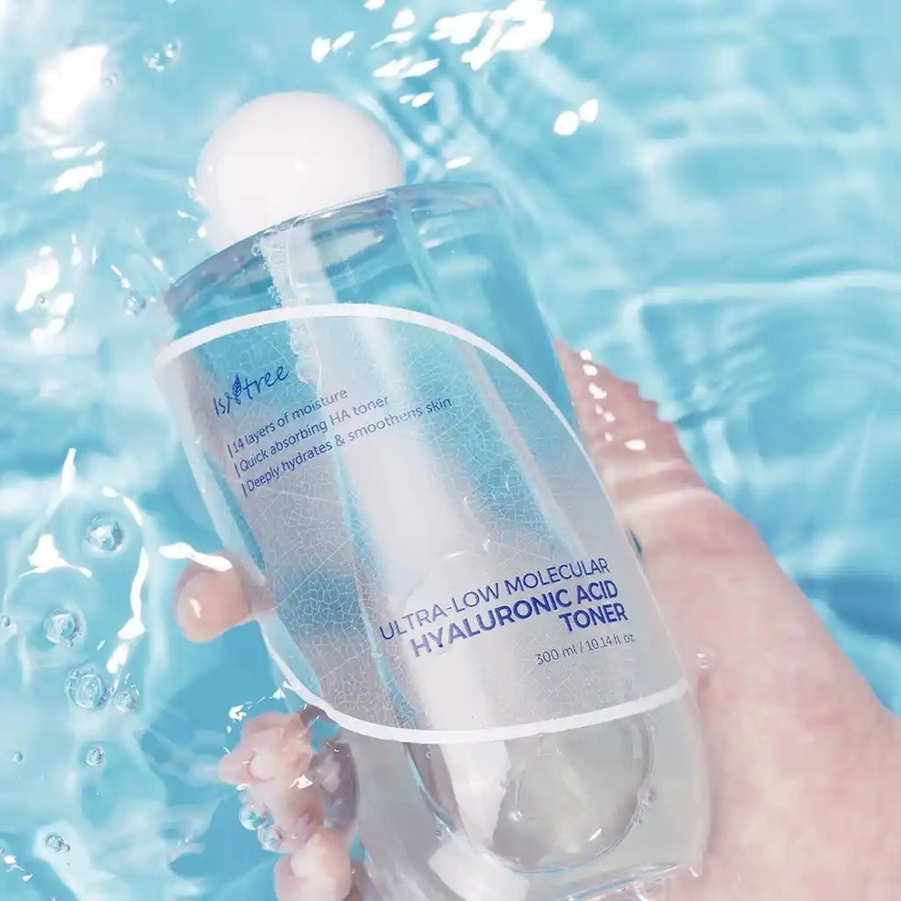 ISNTREE ULTRA-LOW MOLECULAR HYALURONIC ACID TONER_300ml - MOQ 32