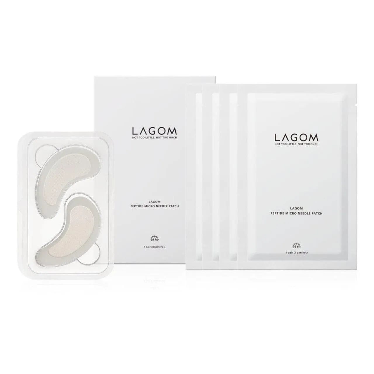 LAGOM PEPTIDE MICRO NEEDLE PATCH - 4pair(8patches) - MOQ 20