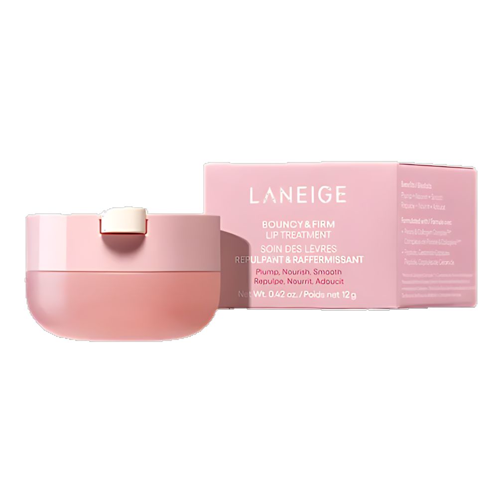 The LANEIGE Bouncy & Firm Lip Treatment 12g is a nourishing lip treatment designed to enhance the softness and elasticity of your lips. 