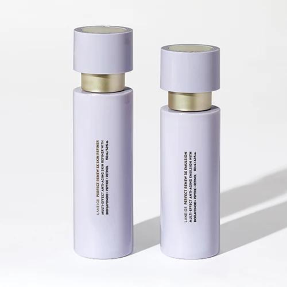 LANEIGE Perfect Renew 3X Set of 2: A pair of skincare products focused on renewing and deeply hydrating the skin.