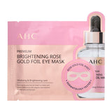 AHC Premium Brightening Rose Gold Foil Eye Mask - MOQ 48