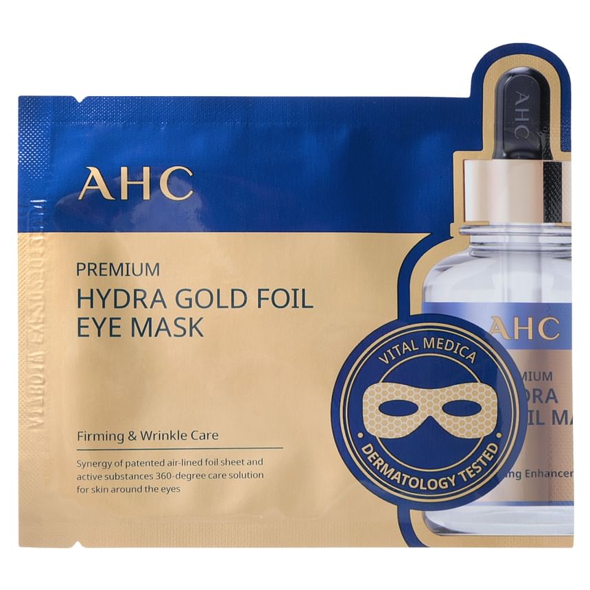 AHC PREMIUM HYDRA GOLD FOIL EYE MASK - MOQ 48