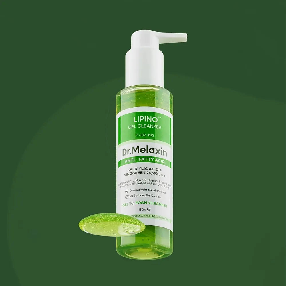 Lipino Anti-fatty Acid Gel Cleanser 150ml - MOQ 54