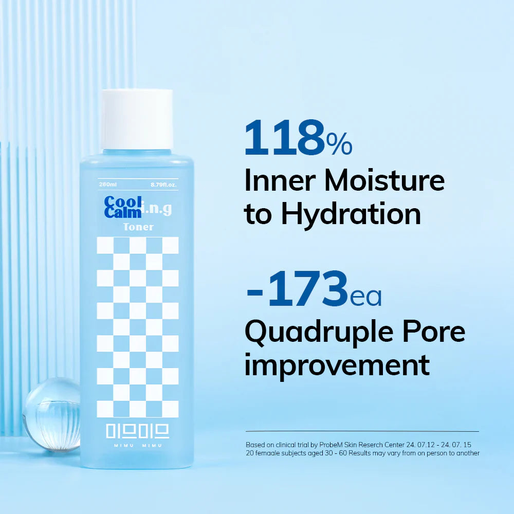 MIMUMIMU Cooling Calming i.n.g Toner - MOQ 50