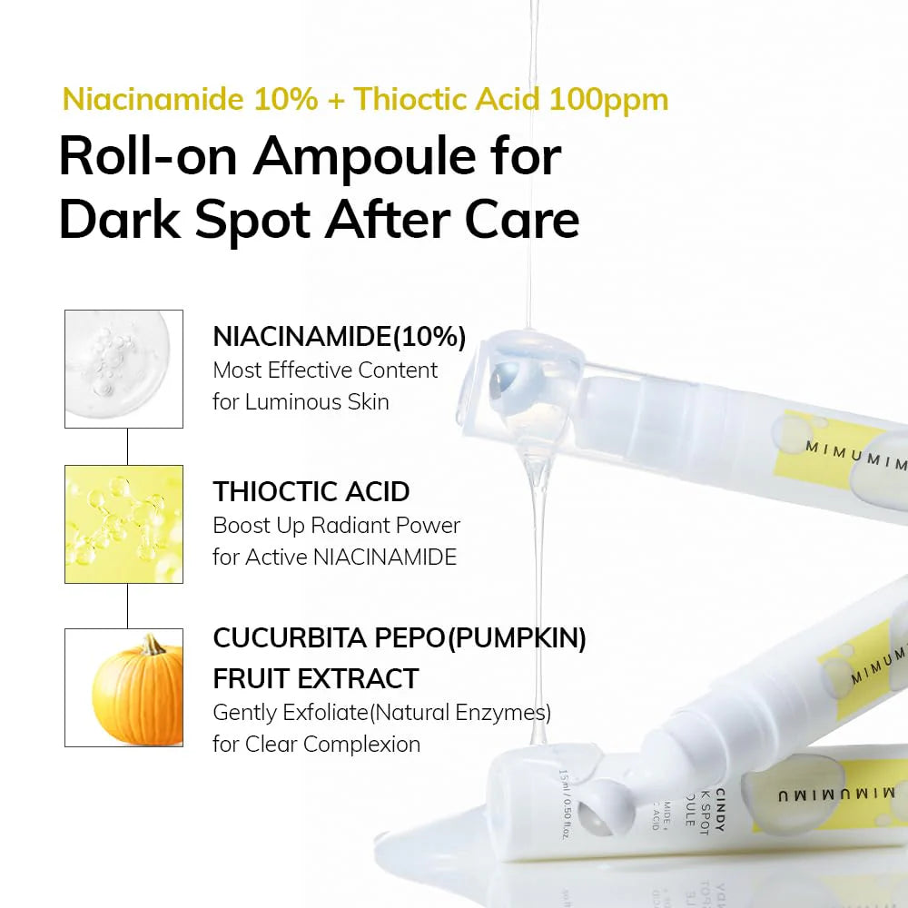 MIMUMIMU Niacindy Dark Spot Ampoule - MOQ 100