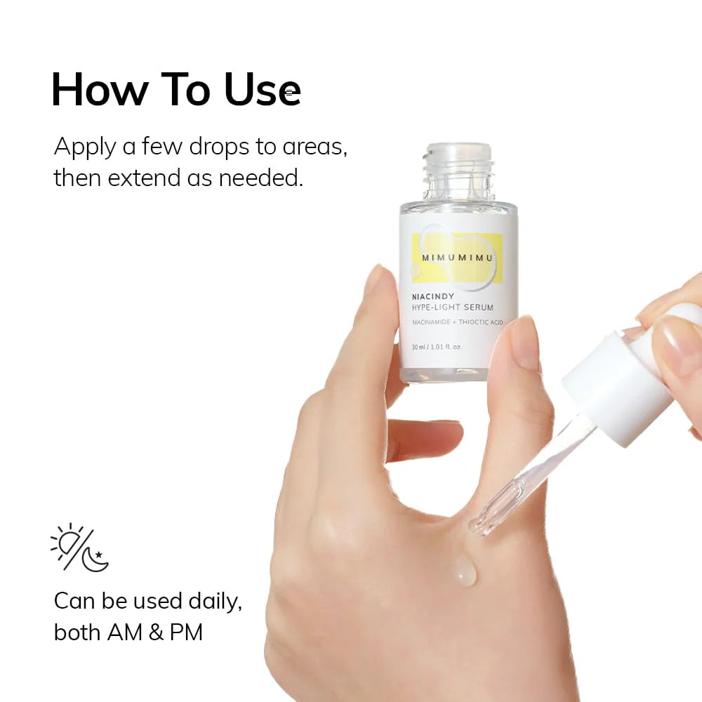 MIMUMIMU Niacindy Hype-Light Serum - MOQ 100