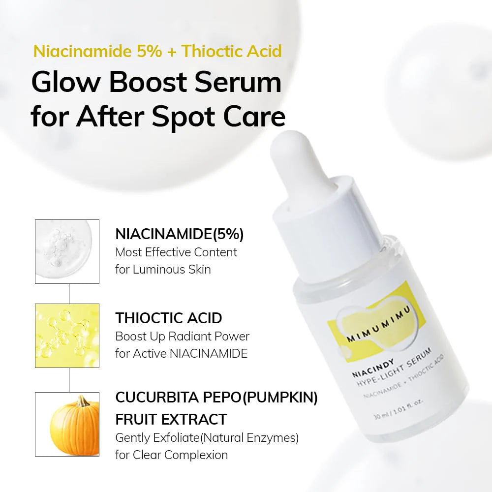 MIMUMIMU Niacindy Hype-Light Serum - MOQ 100