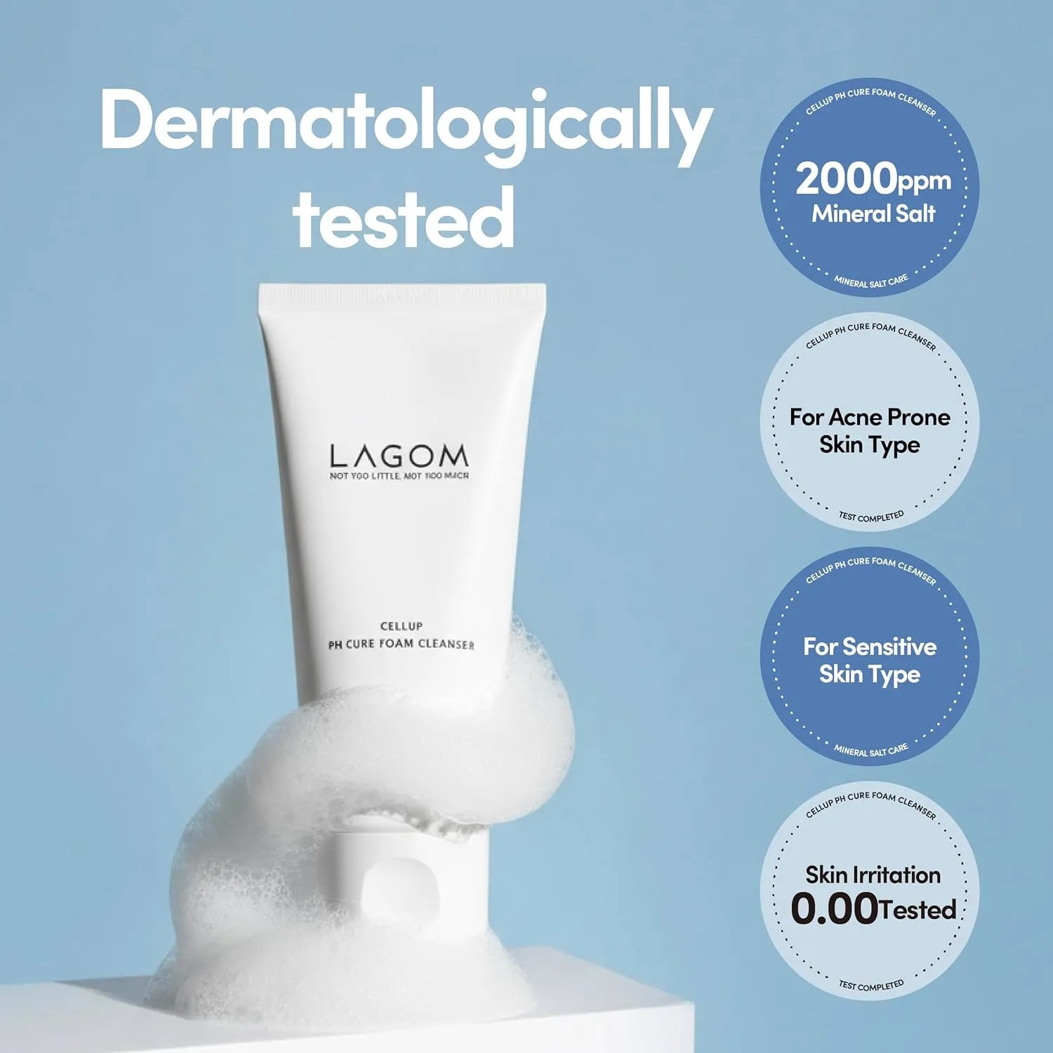 (MINI) LAGOM CELLUP PH CURE FOAM CLEANSER - MOQ 64