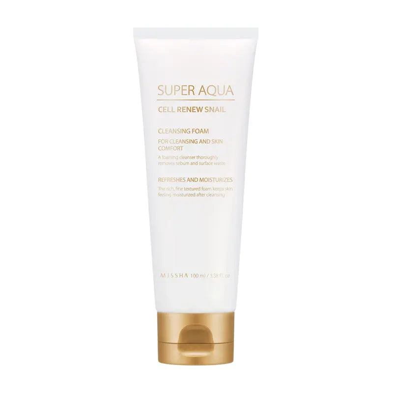 MISSHA SUPER AQUA CELL RENEW SNAIL CLEANSING FOAM - MOQ 36