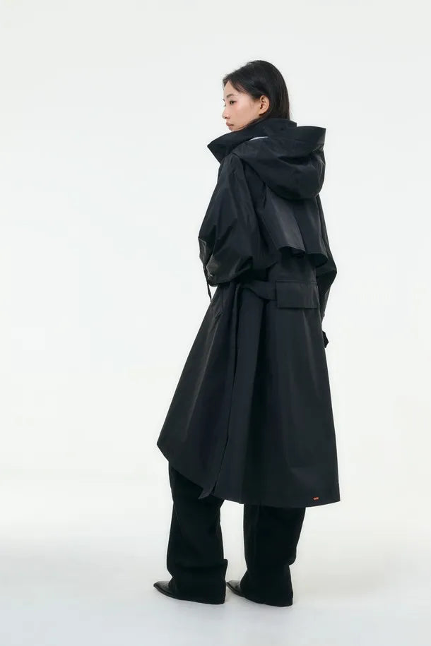 MURYANG - Womens Raincoat - Core BLACK S - MOQ 6
