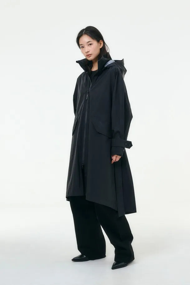 MURYANG - Womens Raincoat - Core BLACK S - MOQ 6