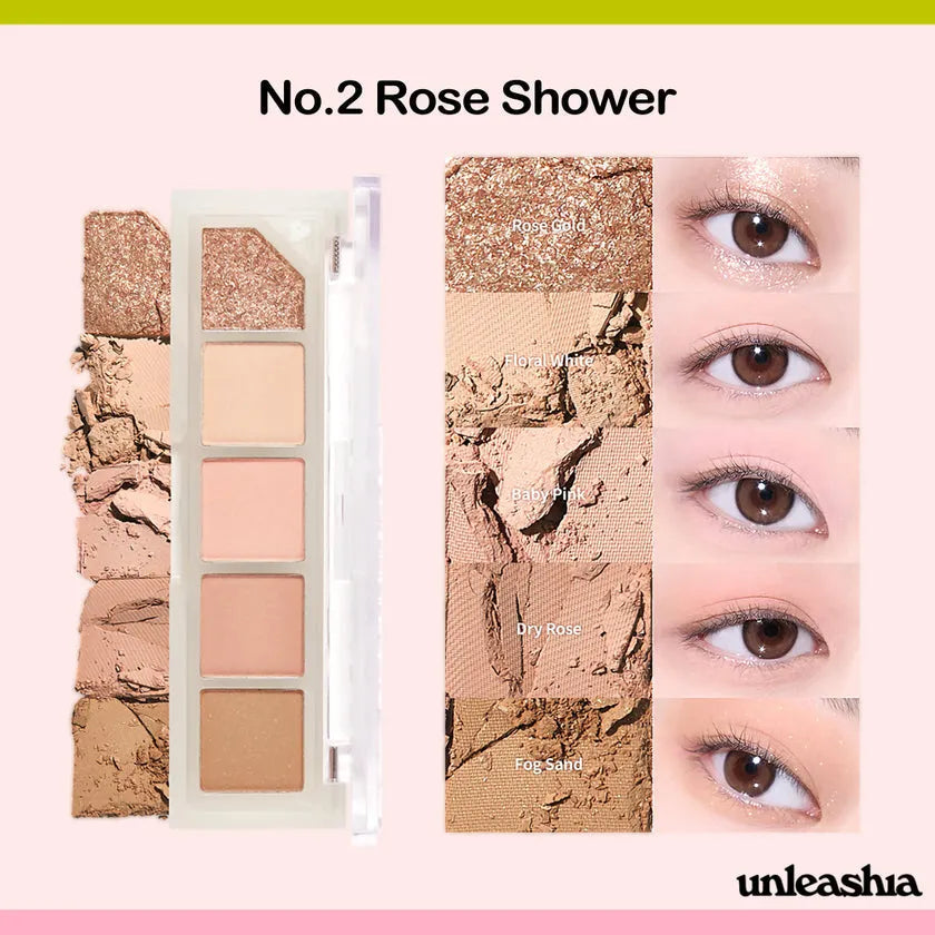 Mood Shower Face Palette NO.2 Rose Shower - MOQ 10