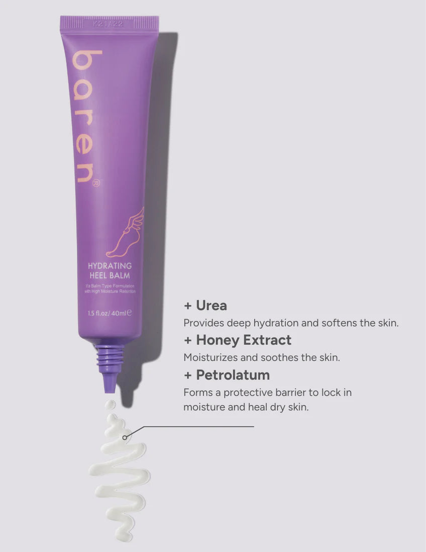 BAREN Non-Greasy & Hydrating Heel Balm 40ml
