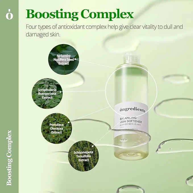 Ongredients Balancing Skin Softener - MOQ 40.00