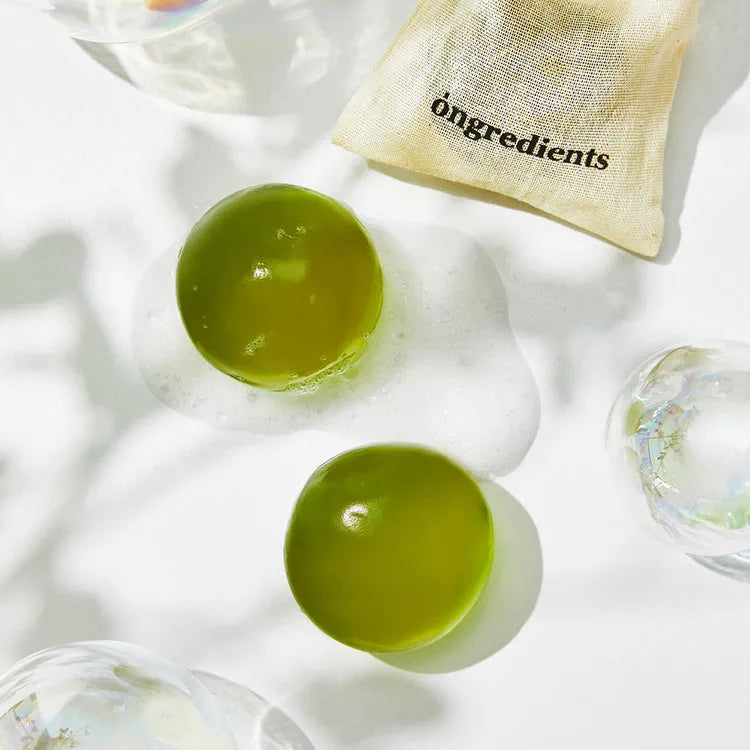 Ongredients Jeju Green Tea Cleansing Ball - MOQ 30.00