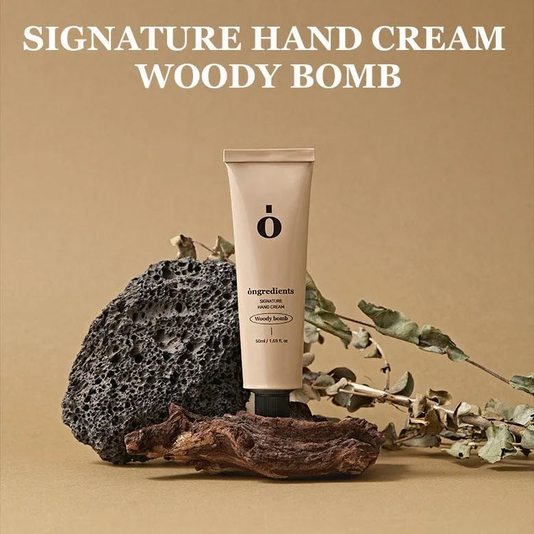 Ongredients Signature Hand Cream Woody Bomb - MOQ 100.00