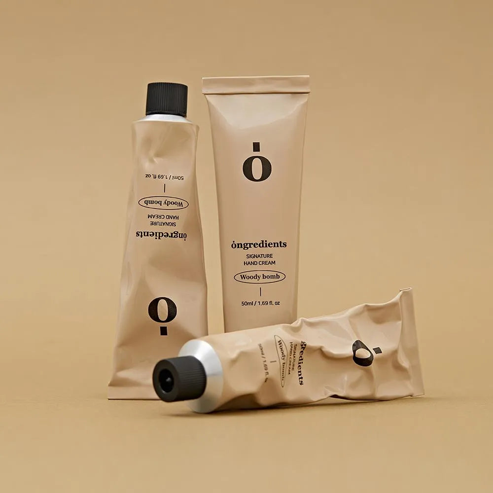 Ongredients Signature Hand Cream Woody Bomb - MOQ 100.00