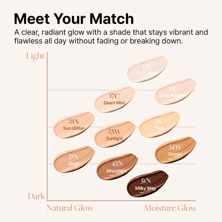 Ongredients Skin Barrier Glow Cover Cushion 15C Dew at Dawn (mini) - MOQ 100.00