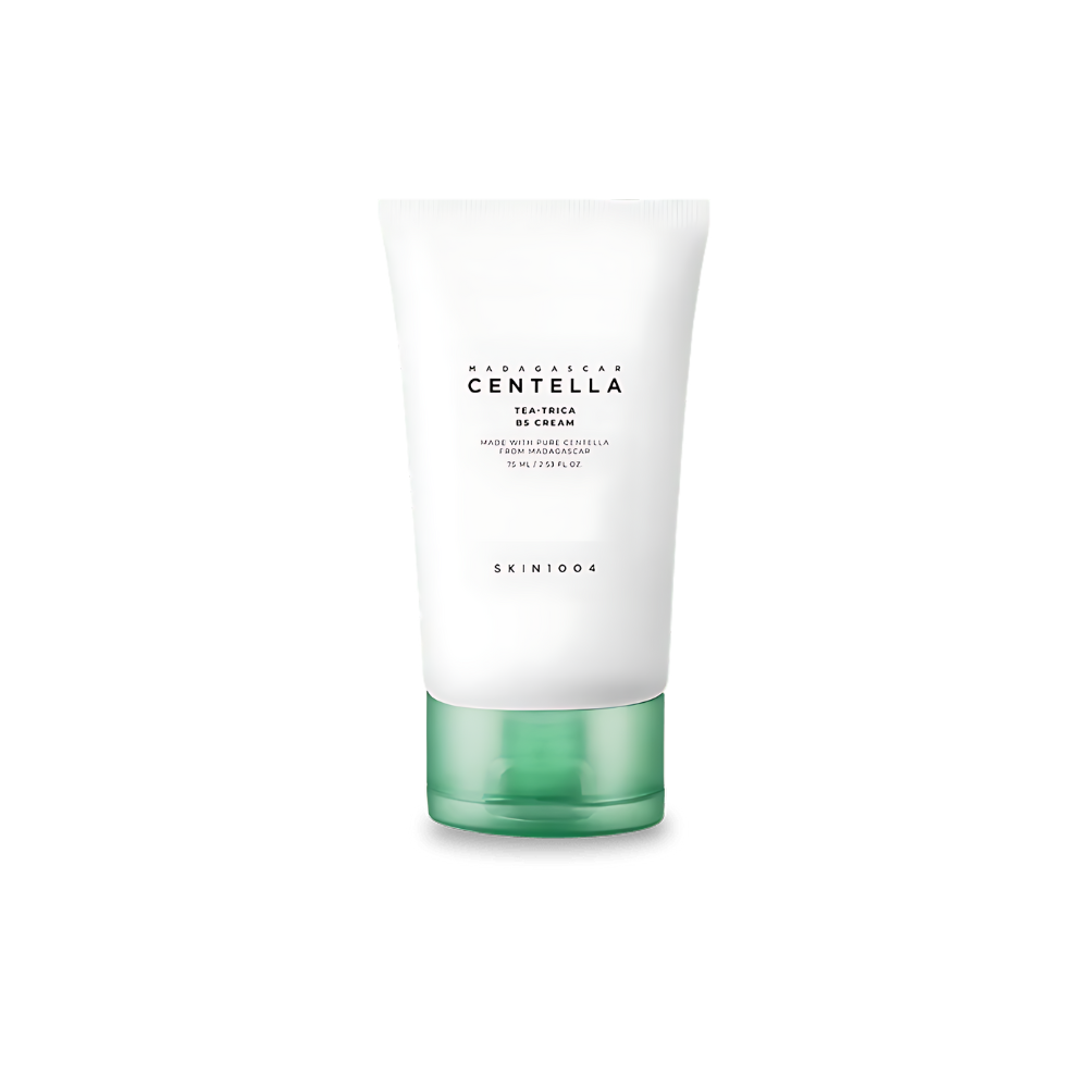 SKIN1004 Madagascar Centella Tea-trica B5 Cream 75ml - Soothing cream with tea tree oil and vitamin B5.