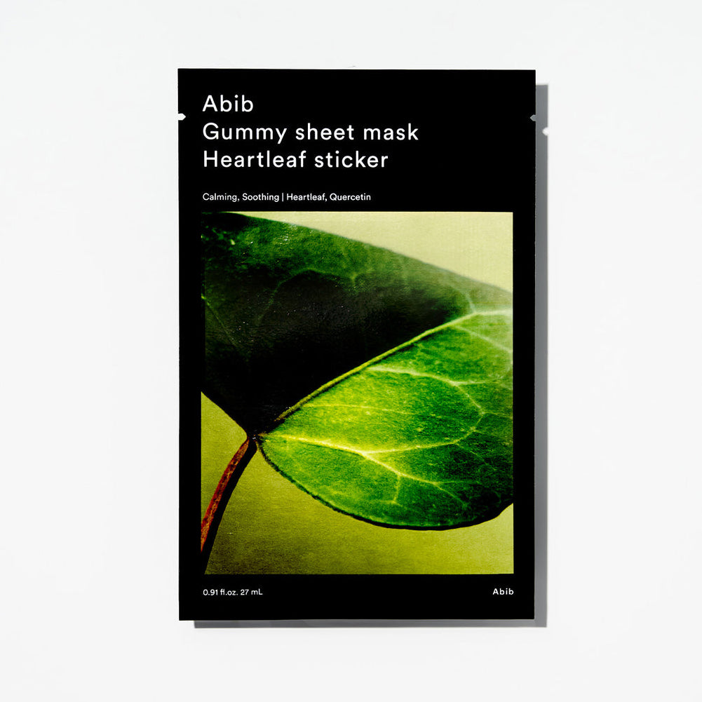 Abib Gummy sheet mask Heartleaf sticker - MOQ 24