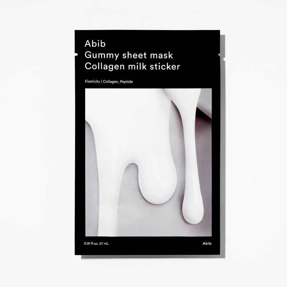 Abib Gummy sheet mask Collagen milk sticker - MOQ 24
