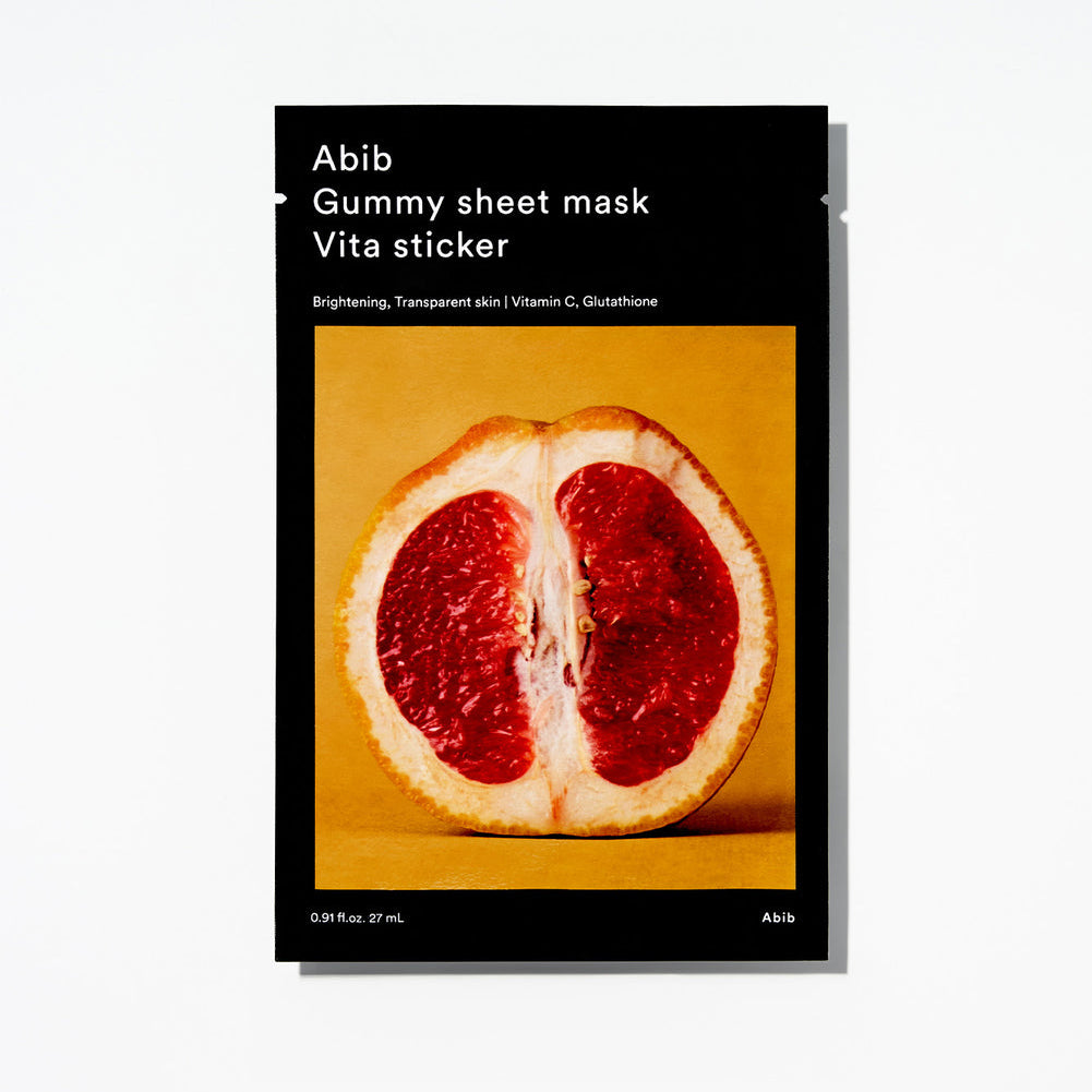 Abib Gummy sheet mask
Vita sticker - MOQ 24