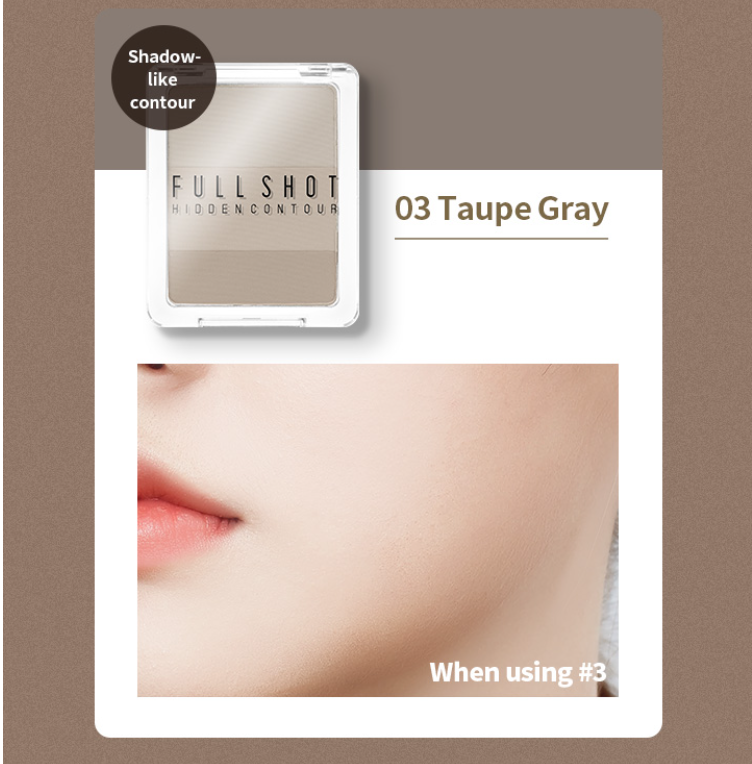 A'PIEU Full Shot Hidden Contour 9g #Taupe Gray - DODOSKIN