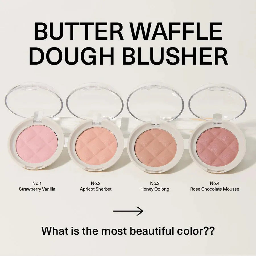 [Sisua By Unleashia] Butter Waffle Dough Blusher #3 - MOQ 10