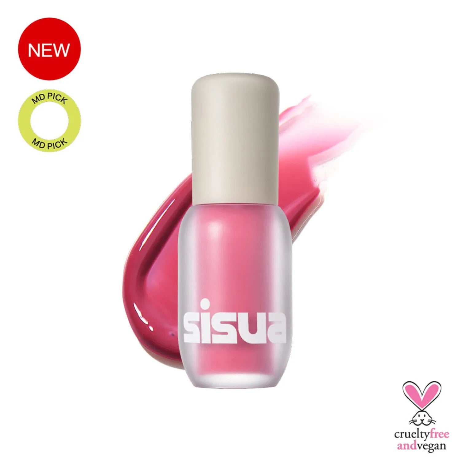 Sisua Popcorn Syrup Lip Plumper No. 1 Strawberry Cream - MOQ 10