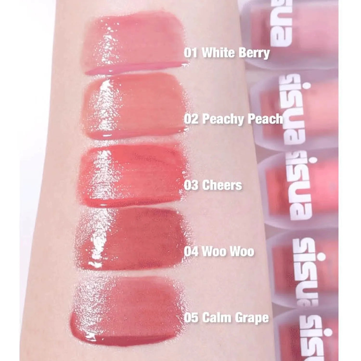 [Sisua by Unleashia] Berry Shot Lip Tint No. 1 White Berry - MOQ 10