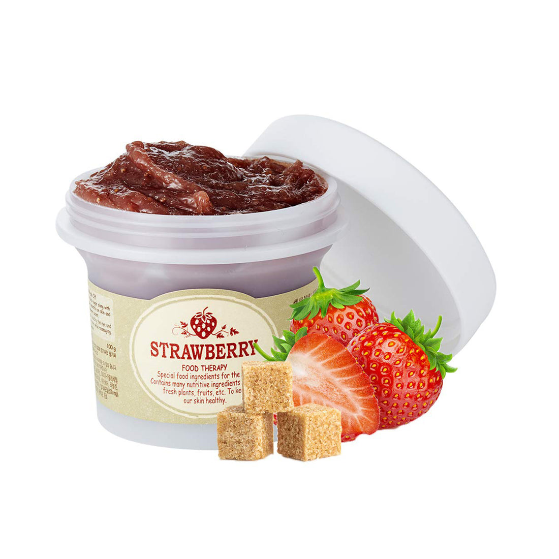 SKINFOOD BLACK SUGAR STRAWBERRY MASK WASH OFF - MOQ 20