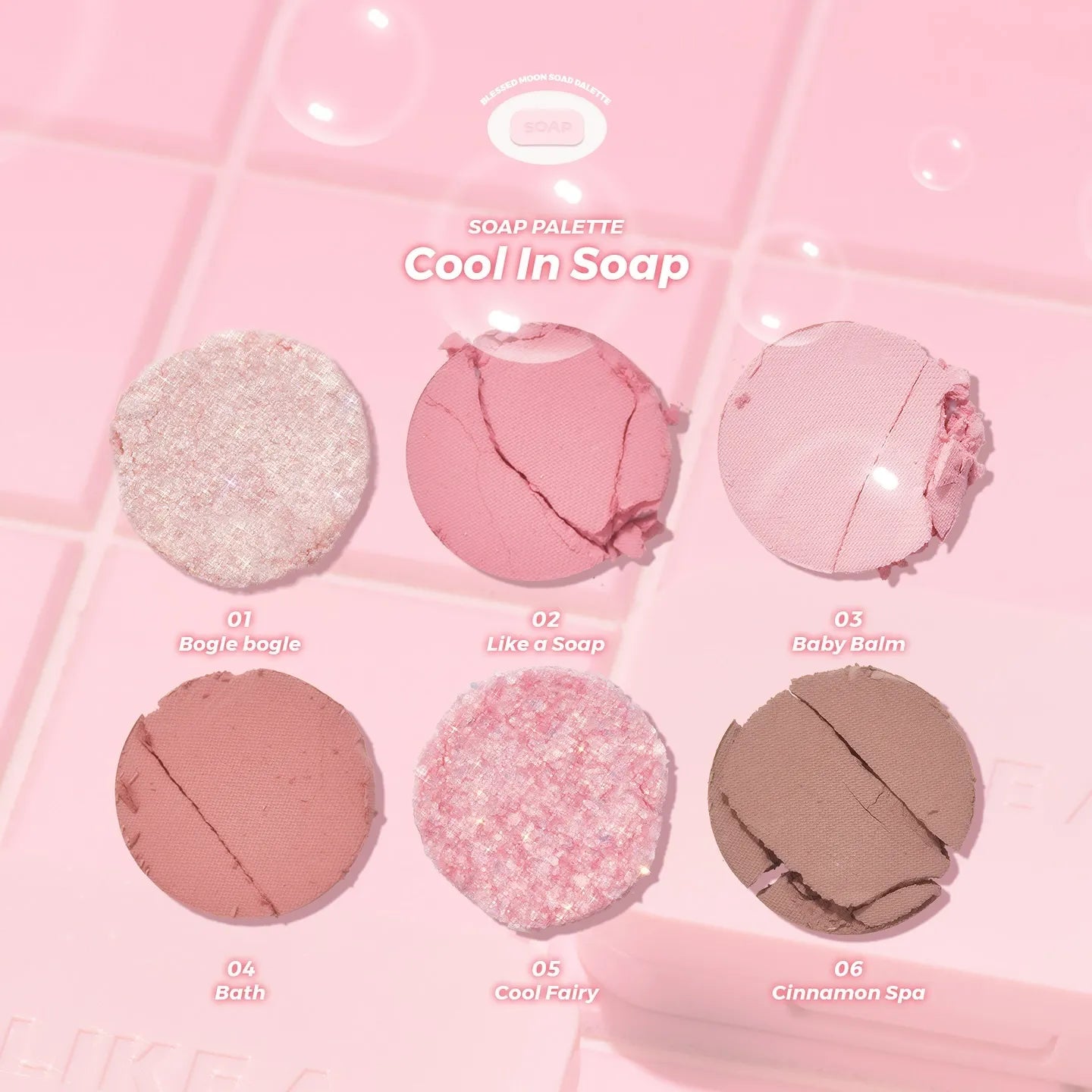 Soap Palette 01cool In Soap - MOQ 160