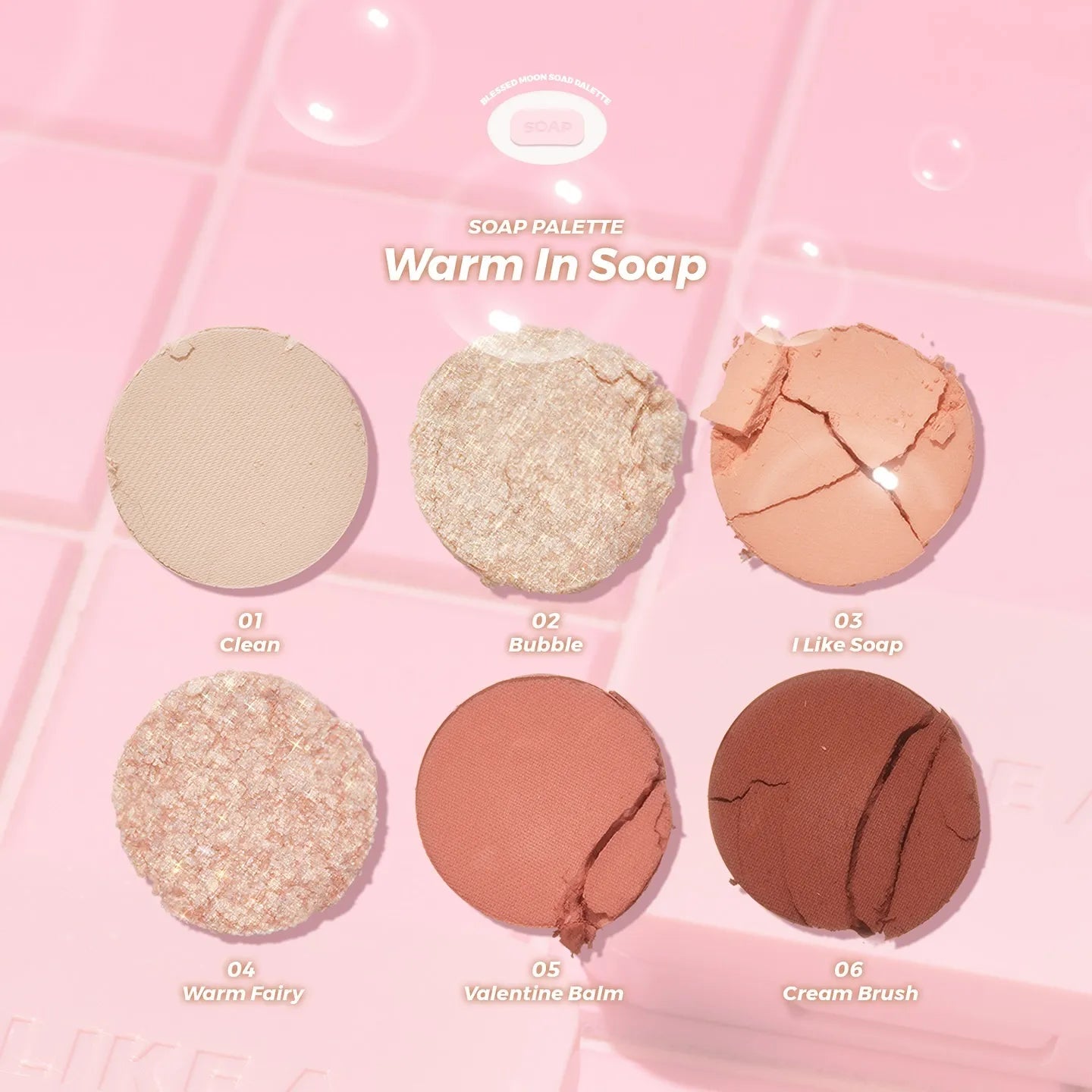 Soap Palette 02warm In Soap - MOQ 160