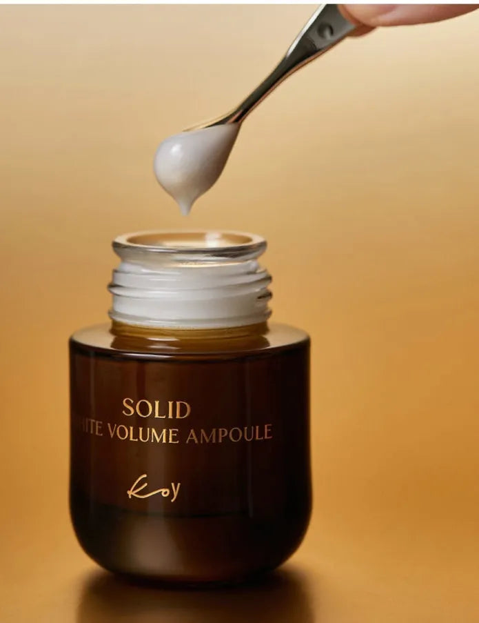 Solid White Volume Ampoule - MOQ 6