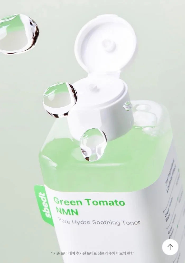 Sungboon Editor Green Tomato NMN Pore Hydro Soothing Toner 350ml - MOQ 30