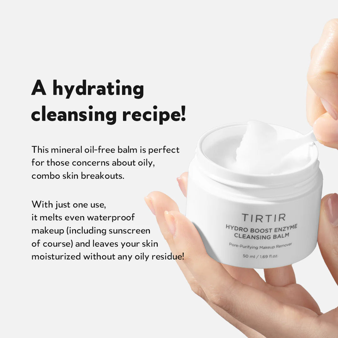 TIRTIR HYDRO BOOST ENZYME CLEANSING BALM 120ml - MOQ 20
