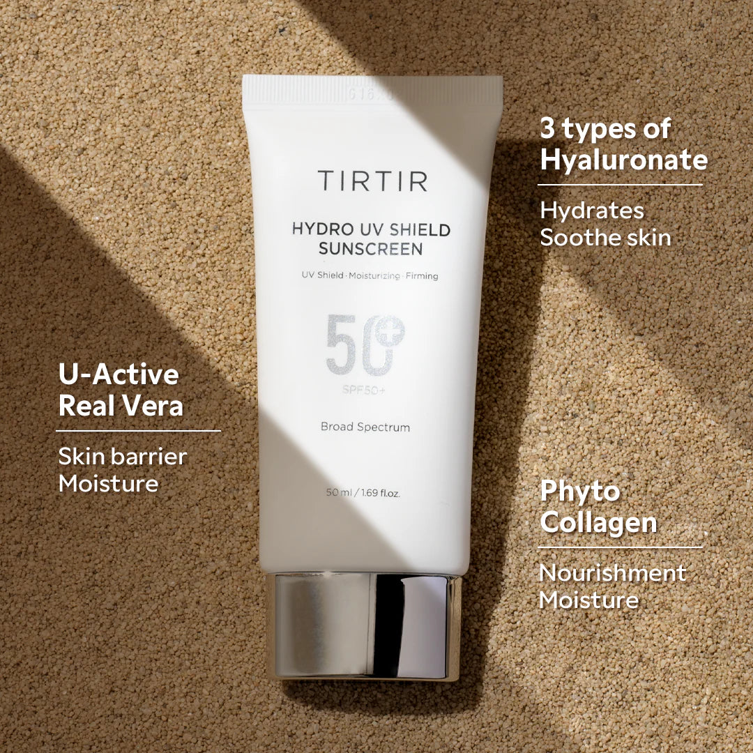 TIRTIR HYDRO UV SHIELD SUN SCEREEN SPF50+ BROAD SPECTRUM 50ml - MOQ 60