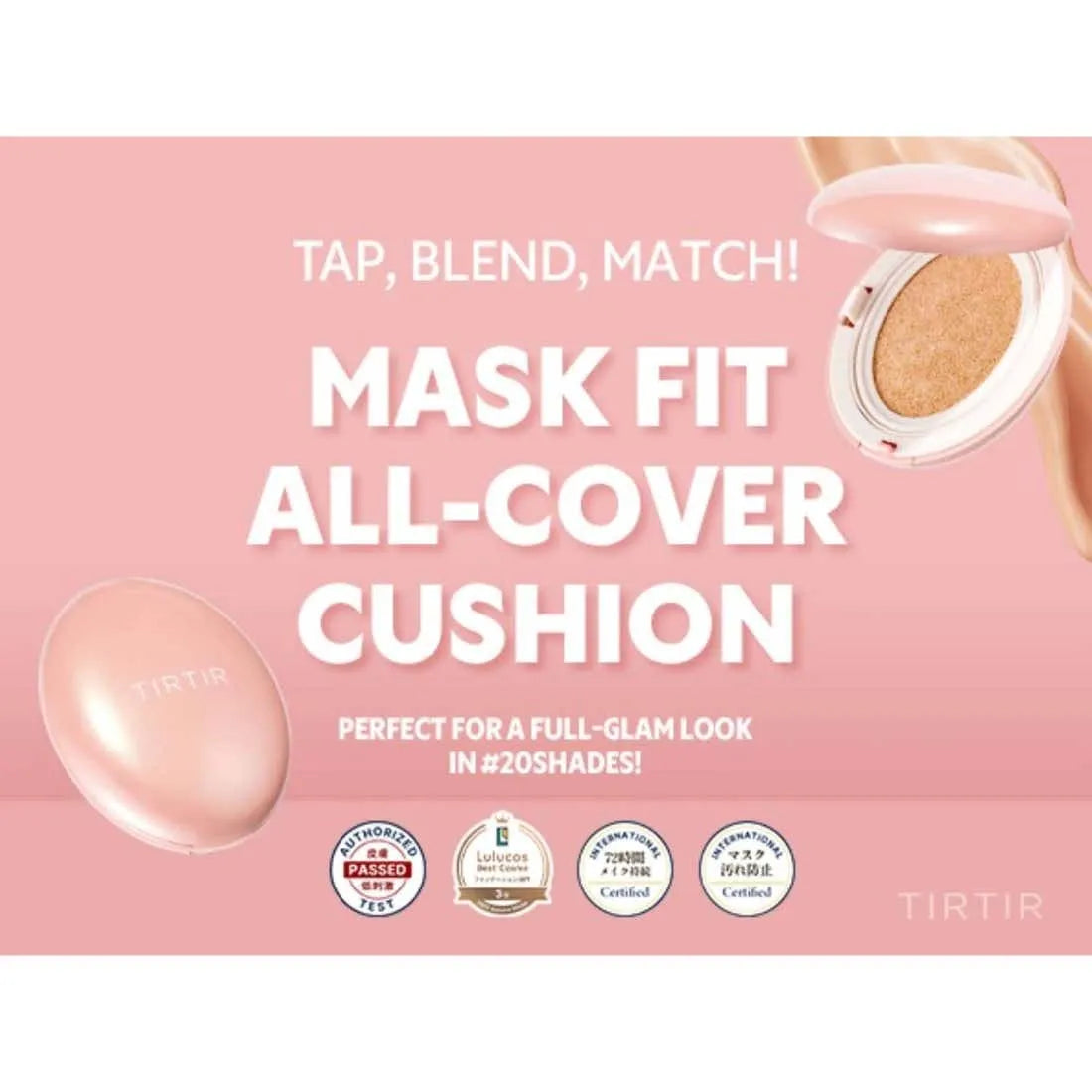 TIRTIR MASK FIT ALL-COVER CUSHION 51N FUDGE - MOQ 60