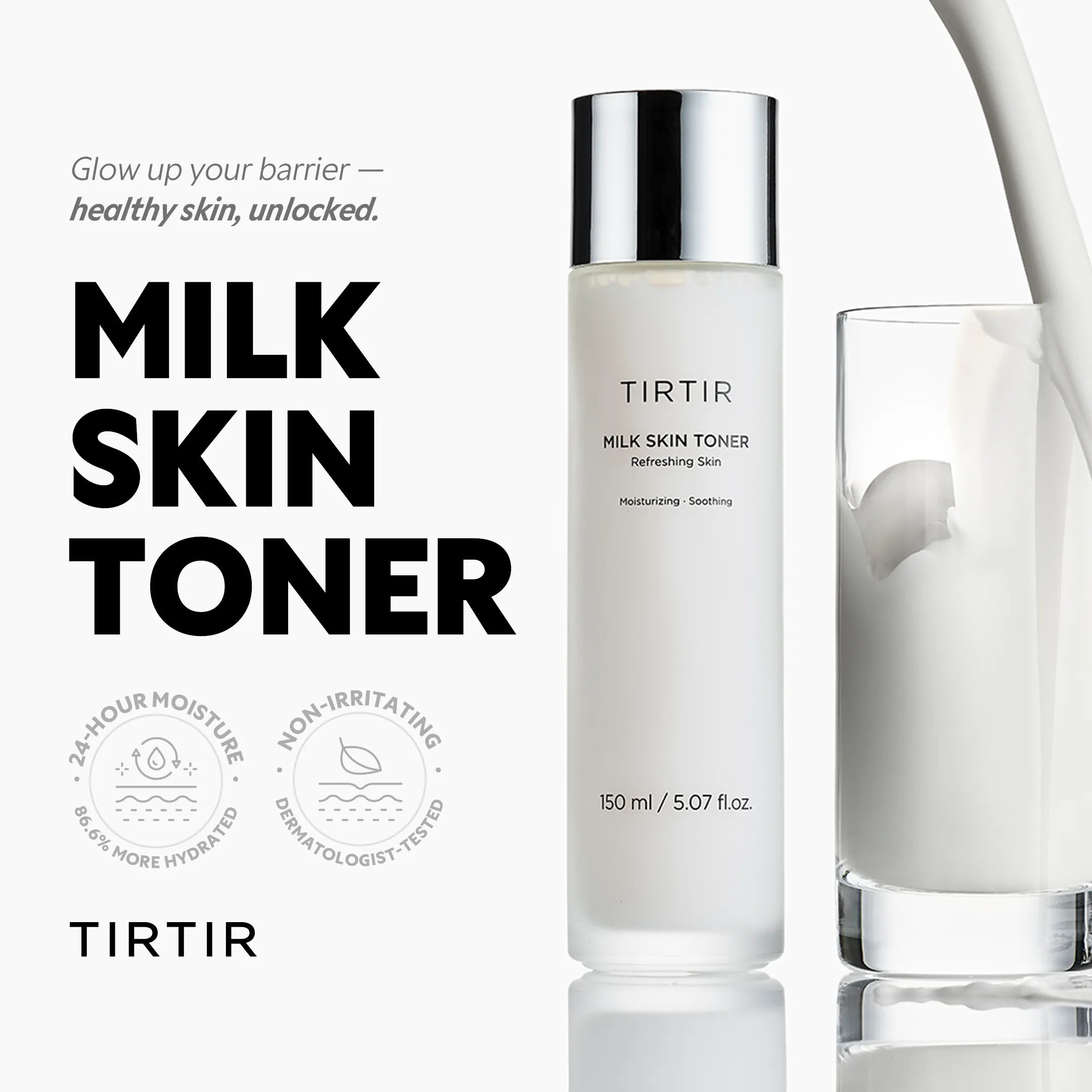 TIRTIR MILK SKIN TONER 150ml - MOQ 32