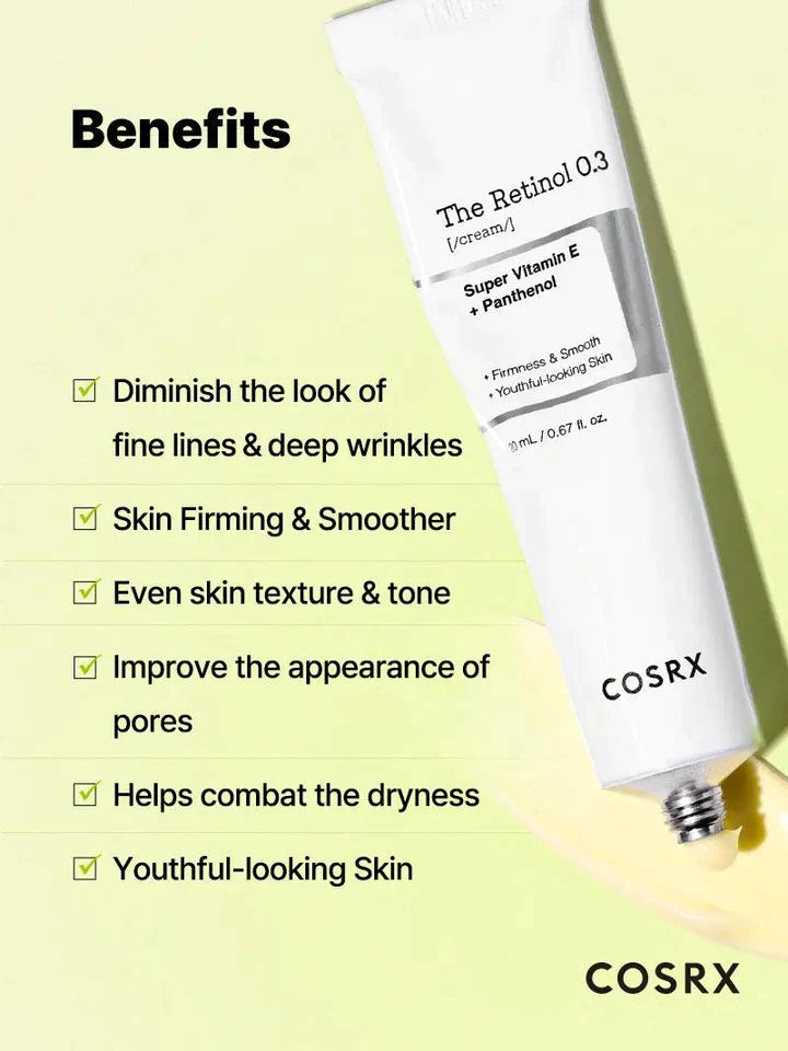 COSRX The Retinol 0.3 Cream 20ml - DODOSKIN