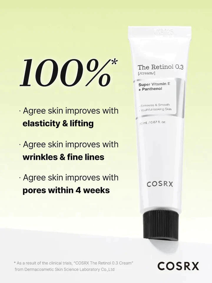 COSRX The Retinol 0.3 Cream 20ml - DODOSKIN