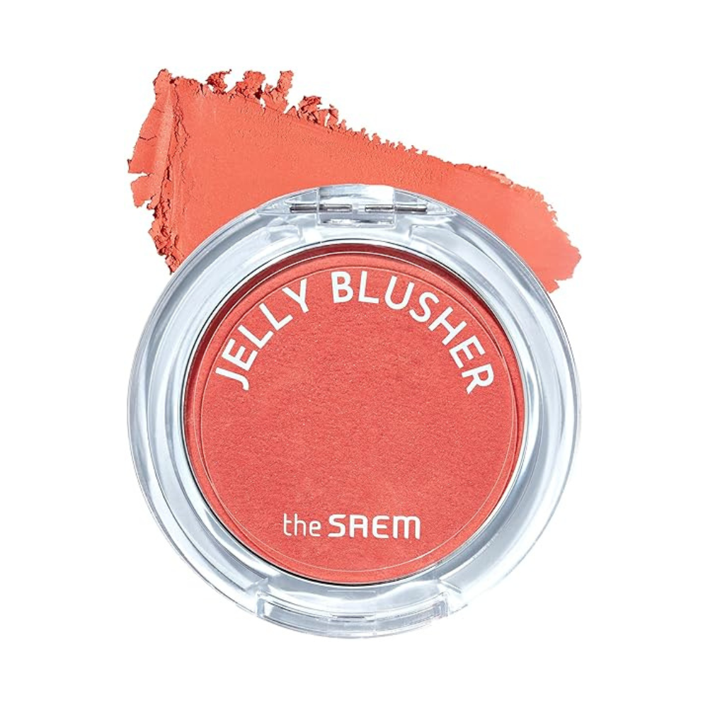 The SAEM Jelly Blusher 4.5g with a shade of - Dazzling Orange