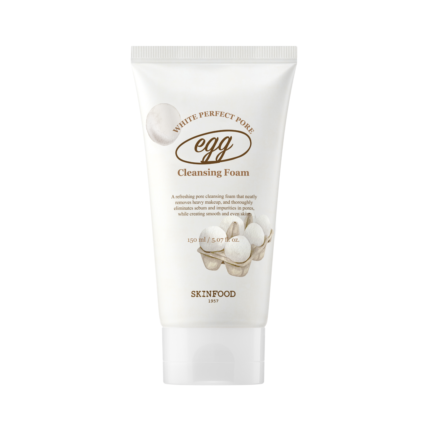 SKINFOOD EGG WHITE PERFECT PORE CLEANSING FOAM - MOQ 10