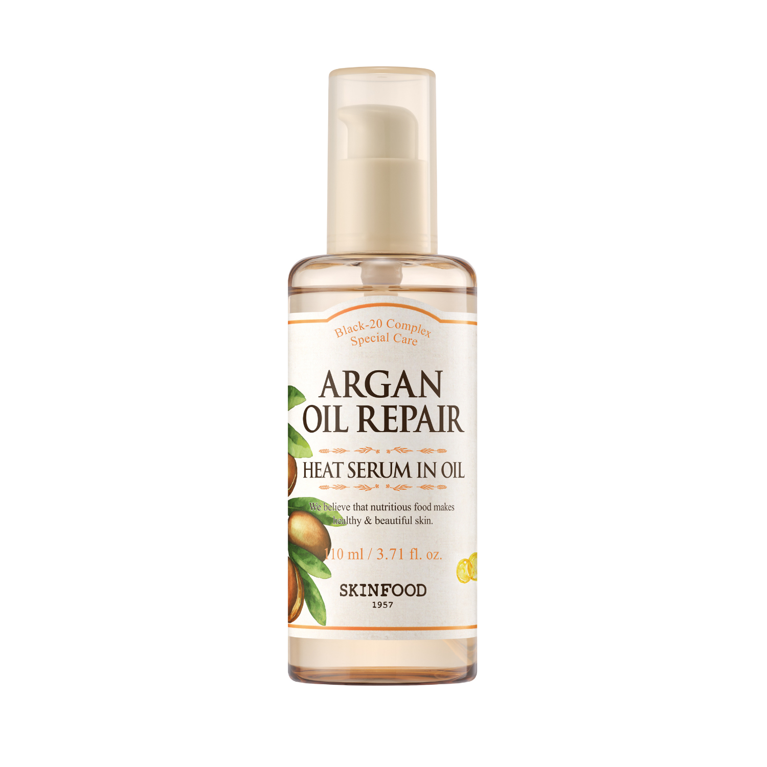 SKINFOOD ARGAN OIL REPAIR PLUS HEAT SERUM IN OIL - MOQ 10