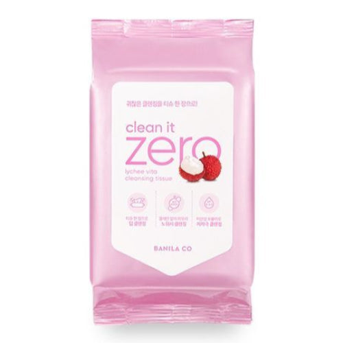 BANILA CO Clean It Zero Lychee Vita Cleansing Tissue (30ea)